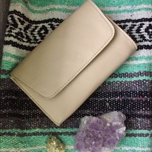 Vegan leather clutch